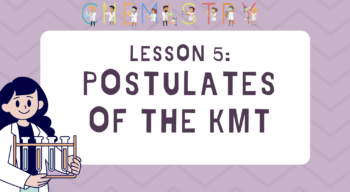 Postulates of the Kinetic Molecular Theory